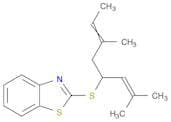 Benzothiazole, 2-[[3-methyl-1-(2-methyl-1-propenyl)-3-pentenyl]thio]-