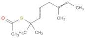 Ethanethioic acid, S-(1,1,5-trimethyl-2,5-heptadienyl) ester