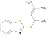 Benzothiazole, 2-[(1,3-dimethyl-2-butenyl)thio]-