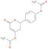 2H-Pyran-2-one, 4-(acetyloxy)-6-[4-(acetyloxy)phenyl]-5,6-dihydro-