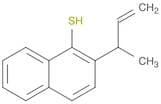1-Naphthalenethiol, 2-(1-methyl-2-propenyl)-