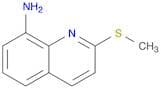8-Quinolinamine, 2-(methylthio)-