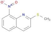 Quinoline, 2-(methylthio)-8-nitro-