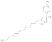 Benzene, 1-[[2-(dodecylthio)-2-methylpropyl]sulfonyl]-4-methyl-