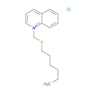 Quinolinium, 1-[(hexylthio)methyl]-, chloride