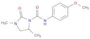 1-Imidazolidinecarboxamide, N-(4-methoxyphenyl)-3,5-dimethyl-2-oxo-