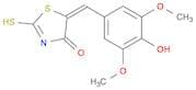 (5E)-5-(4-Hydroxy-3,5-dimethoxybenzylidene)-2-mercapto-1,3-thiazol-4(5H)-one