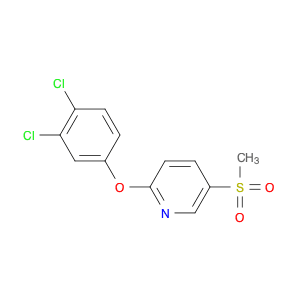 2-(3,4-DICHLOROPHENOXY)-5-(METHYLSULFONYL)-PYRIDINE