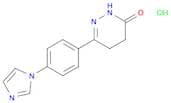 4,5-Dihydro-6-(p-imidazol-1-ylphenyl)-3(2H)-pyridazinone monohydrochloride