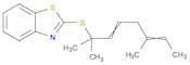 Benzothiazole, 2-[(1,1,5-trimethyl-2,5-heptadienyl)thio]-