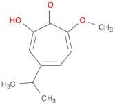 2,4,6-Cycloheptatrien-1-one, 2-hydroxy-7-methoxy-4-(1-methylethyl)-