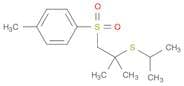 Benzene, 1-methyl-4-[[2-methyl-2-[(1-methylethyl)thio]propyl]sulfonyl]-