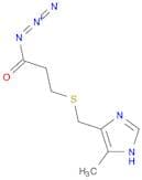 Propanoyl azide, 3-[[(5-methyl-1H-imidazol-4-yl)methyl]thio]-