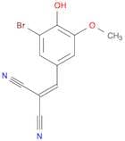 2-(3-Bromo-4-hydroxy-5-methoxybenzylidene)malononitrile