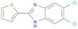 1H-Benzimidazole, 5,6-dichloro-2-(2-thienyl)-