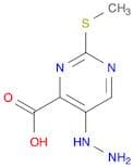 5-Hydrazinyl-2-(methylthio)pyrimidine-4-carboxylic acid