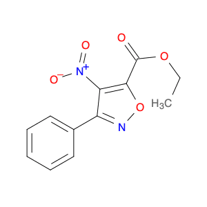 5-Isoxazolecarboxylic acid, 4-nitro-3-phenyl-, ethyl ester
