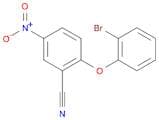 2-(2-BROMOPHENOXY)-5-NITROBENZONITRILE