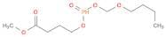 Butanoic acid, 4-[(butoxymethoxyphosphinyl)oxy]-, methyl ester