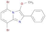 Imidazo[1,2-a]pyridine, 5,8-dibromo-3-methoxy-2-phenyl-