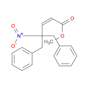 2-Pentenoic acid, 4-nitro-5-phenyl-4-(phenylmethyl)-, methyl ester, (Z)-