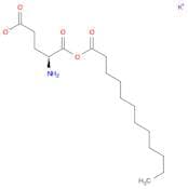 L-Glutamic acid,N-(1-oxododecyl)-, potassium salt (1:?)