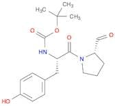 TERT-BUTYL N-[(2S)-1-[(2S)-2-FORMYLPYRROLIDIN-1-YL]-3-(4-HYDROXYPHENYL)-1-OXO-PROPAN-2-YL]CARBAMATE