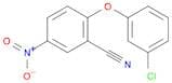 2-(3-chlorophenoxy)-5-nitrobenzonitrile