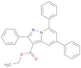 Pyrazolo[1,5-a]pyridine-3-carboxylic acid, 2,5,7-triphenyl-, ethyl ester