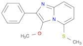 Imidazo[1,2-a]pyridine, 3-methoxy-5-(methylthio)-2-phenyl-