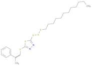 1,3,4-Thiadiazole, 2-(dodecyltrithio)-5-[(2-phenyl-1-propenyl)thio]-