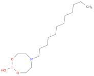 4H-1,3,6,2-Dioxazaborocine, 6-dodecyltetrahydro-2-hydroxy-