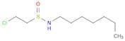 Ethanesulfinamide, 2-chloro-N-heptyl-