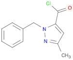 1H-Pyrazole-5-carbonyl chloride, 3-methyl-1-(phenylmethyl)-