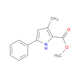1H-Pyrrole-2-carboxylic acid, 3-methyl-5-phenyl-, methyl ester