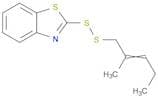 Benzothiazole, 2-[(2-methyl-2-pentenyl)dithio]-