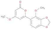 2H-Pyran-2-one, 4-methoxy-6-(4-methoxy-1,3-benzodioxol-5-yl)-