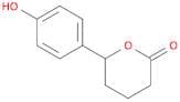 6-(4-hydroxyphenyl)oxan-2-one