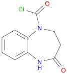 1H-1,5-Benzodiazepine-1-carbonyl chloride, 2,3,4,5-tetrahydro-4-oxo-