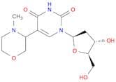 Uridine, 2'-deoxy-5-(4-methyl-3-morpholinyl)-