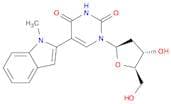 Uridine, 2'-deoxy-5-(1-methyl-1H-indol-2-yl)-
