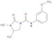 1-Imidazolidinecarboxamide, N-(3-methoxyphenyl)-3,4-dimethyl-2-oxo-