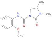 1-Imidazolidinecarboxamide, N-(2-methoxyphenyl)-3,4-dimethyl-2-oxo-
