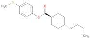 Cyclohexanecarboxylic acid, 4-butyl-, 4-(methylthio)phenyl ester, trans-