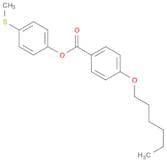 Benzoic acid, 4-(hexyloxy)-, 4-(methylthio)phenyl ester