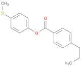 Benzoic acid, 4-propyl-, 4-(methylthio)phenyl ester