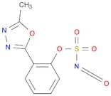 Isocyanatosulfuric acid, 2-(5-methyl-1,3,4-oxadiazol-2-yl)phenyl ester