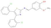 Phenol, 4-[[[4,5-bis(2-chlorophenyl)-2-thiazolyl]imino]methyl]-2-methoxy-