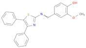 Phenol, 4-[[(4,5-diphenyl-2-thiazolyl)imino]methyl]-2-methoxy-