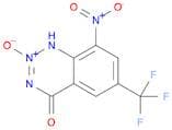 1,2,3-Benzotriazin-4(1H)-one, 8-nitro-6-(trifluoromethyl)-, 2-oxide